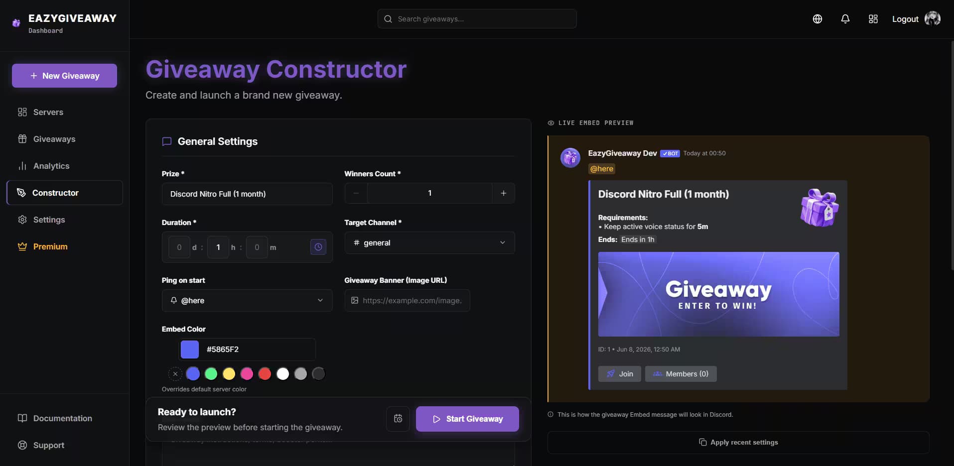 Dashboard Preview